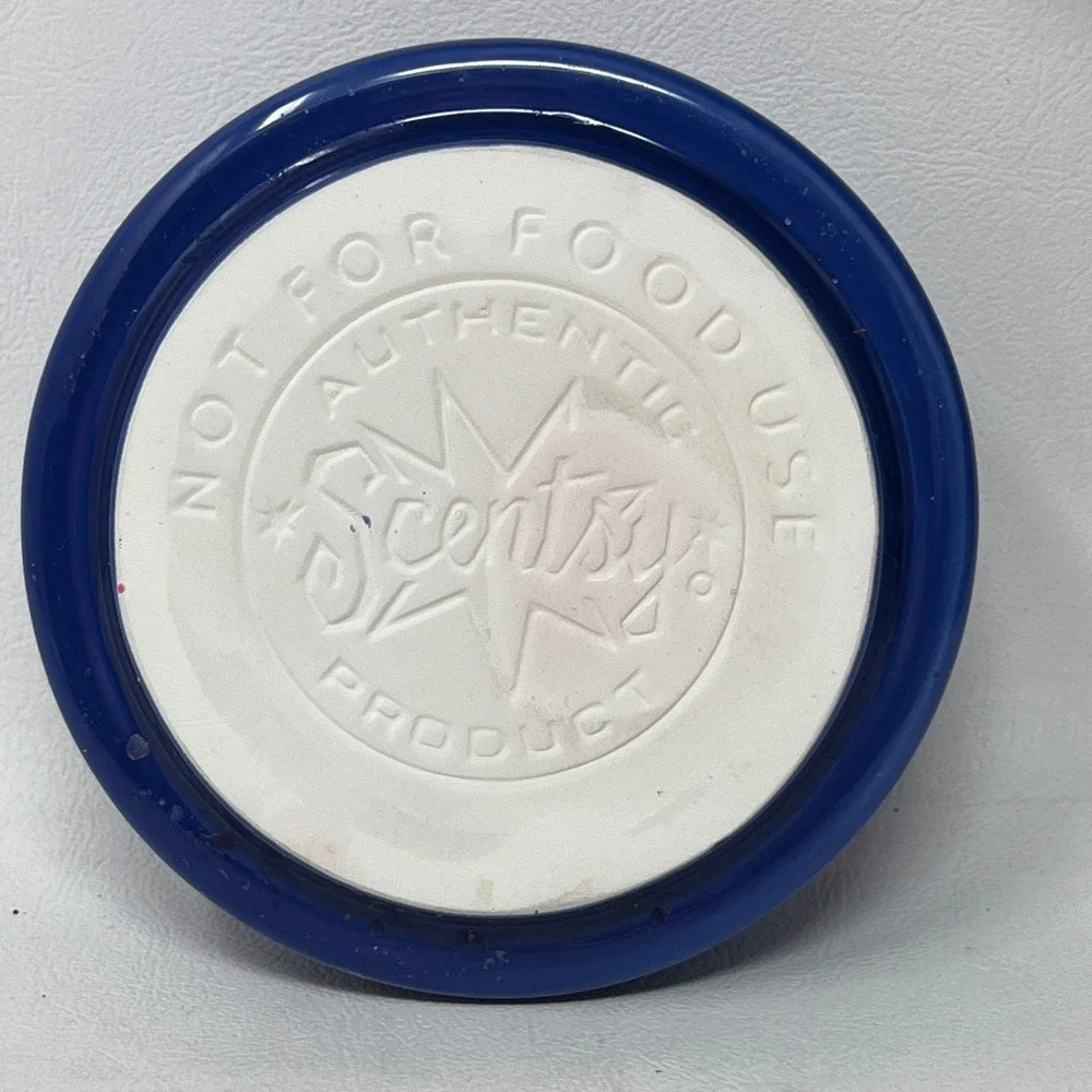 Scentsy USAF Air Force Warmer Blue Ceramic Retired Tested With Box Military